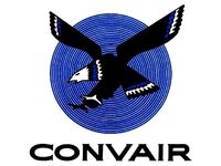 Vintage Convair Aircraft Sign Litho by chryslerjunkandstuff