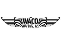 Vintage WACO Aircraft Logo Sign Litho by chryslerjunkandstuff
