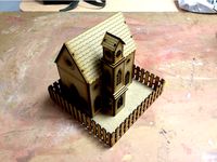 Lasercut simple church (no cross) by JackCarter