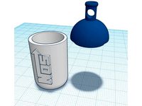 Nos keychain by Maker-print3D