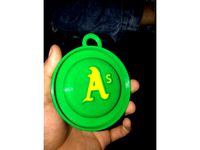 "A's" Christmas Ornament by Shniller
