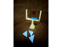 Football Goal Post Motion Sensor 3D Printed by 3dprintgeekshop