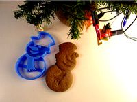 Christmas snowman cookie cutter by NikodemBartnik