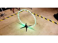 Micro drone/Tiny Whoop LED circle gates by Jezric