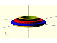 Printable plain bearing with hollow center by senorjp