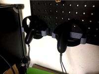Oculus Touch Pegboard Holder by Hachiro