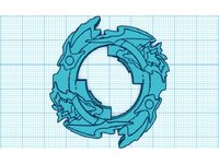 Beyblade Lost Longinus Attack ring by Mcup2