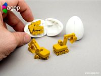 Surprise Egg #4 - Tiny Excavator by agepbiz