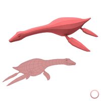 Plesiosaurus Base Mesh