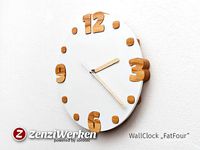 WallClock "FatFour" cnc by ZenziWerken