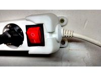 Power Strip Bracket by 3Dadicto