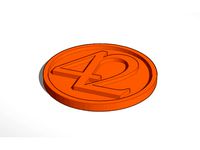 42 Digital; Coin 40x3mm V1 Crypto Currency by fay