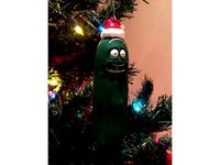 Pickle Rick Christmas Ornament by MerganMcFergan