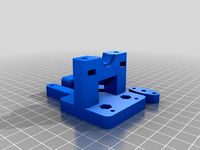 E3D v6 Clone Bowden X-carriage mount Prusa i3 3DTouch Sensor by 3DS-QUAD