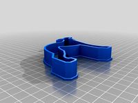 Whippet Dog Cookie Cutter by Maker4D