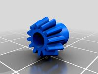 Bevel gear for axis Duplo Loco by BartoszD