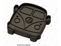 VW T1 Bulli Bus Cookie Cutter by bueffel