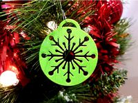 Snowflake Christmas Tree Decoration by 360NoScope420BlazeIt