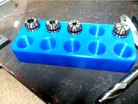 ER16 Machinist Collet Organizer Rack by roznerd
