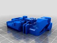 Prusa i3 MK2 X-Carriage - Belt Aligned by teddeebare