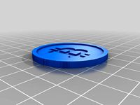 Bitcoin Digital Currency 40x3mm V1 by fay