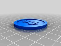 Bitcoin Digital Currency 40x3mm V2 by fay