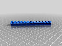 Male Picatinny Rail Profile - Customizable by MMDeveloper