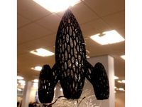 Voronoi Rocket Sculpture / Christmas Tree Topper by RetroRocketUK