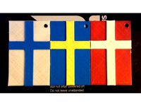 Danish/Swedish/Finnish Flag by TinBoxTelevision