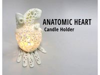 Anatomic Heart Candle Holder by rmaeshim