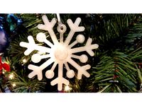 Snowflake Stylized Ornament - Designed by a five year old! by rtheiss