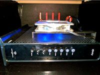 Cable Modem Stand with Fan by Candor