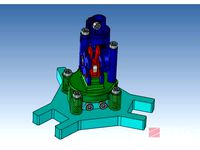 Mount for Nimble V1 on Tevo Little Monster by ZestyTech