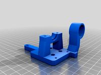 HyperCube E3D mount with M18 probe (sensor) by ziemowitp