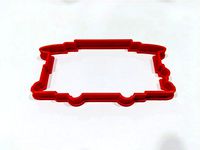 Daniel Tiger Trolley Cookie Cutter by Coopey
