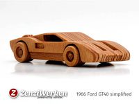 1966 Ford GT40 simplified cnc/laser by ZenziWerken