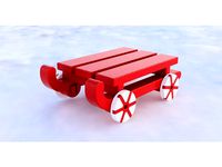 Tealight holder sledge by 2354082