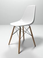 Eames plastic side chair