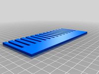 Reef tank Overflow Comb by PonyOny