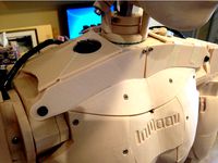 InMoov Clavicle and Shoulder Covers for Parloma Neck by mayaway