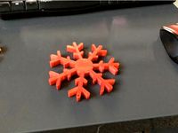 snowflake magnet 10 cm / flocon de neige 10 cm by Charles25