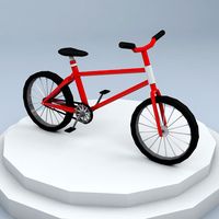Low poly bike