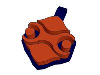 LoZ Gerudo Charm / Earrings by West3DP