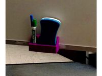 Whiteboard Marker and Eraser Holder by etdale