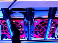 Flashforge Dreamer rear fan guards (Left and Right) by BrianSawyer