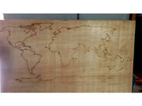 World map outline by killergs