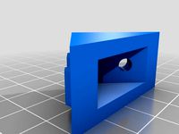 Corner for 20x20 profile with 8mm gap, holes for M4 by marcoaaguiar