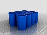 Modular stackable paint rack for dropper bottles by bigunwhistle