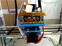 Dual Extruder(E3D V6, MK8, 17HS3401-23, 3010 Fan) for Anet A8 by boxlee