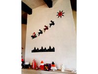 sled and reindeer and gifts for christmas by catf